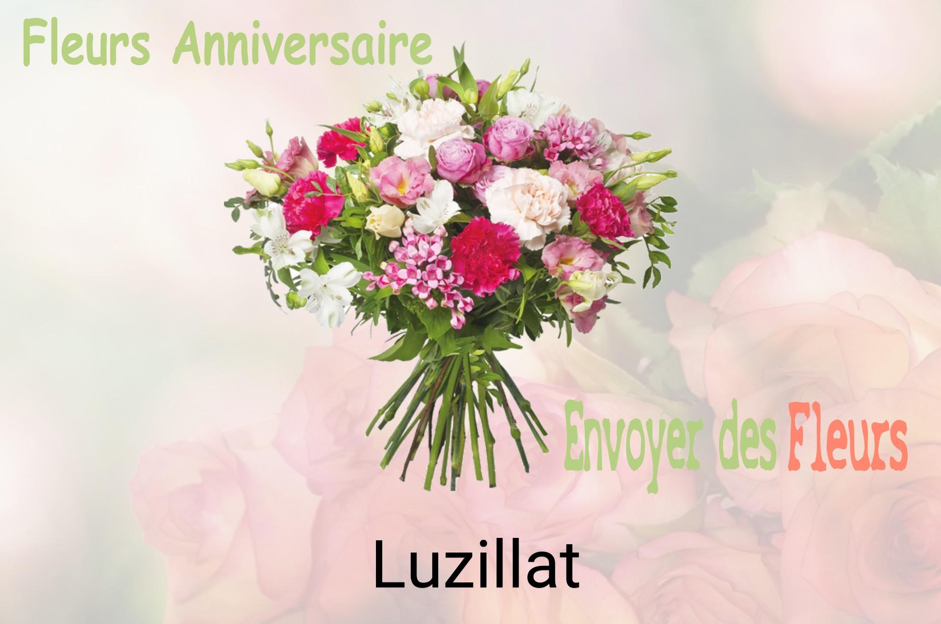 Bouquet de fleurs d’anniversaire livré à Luzillat
