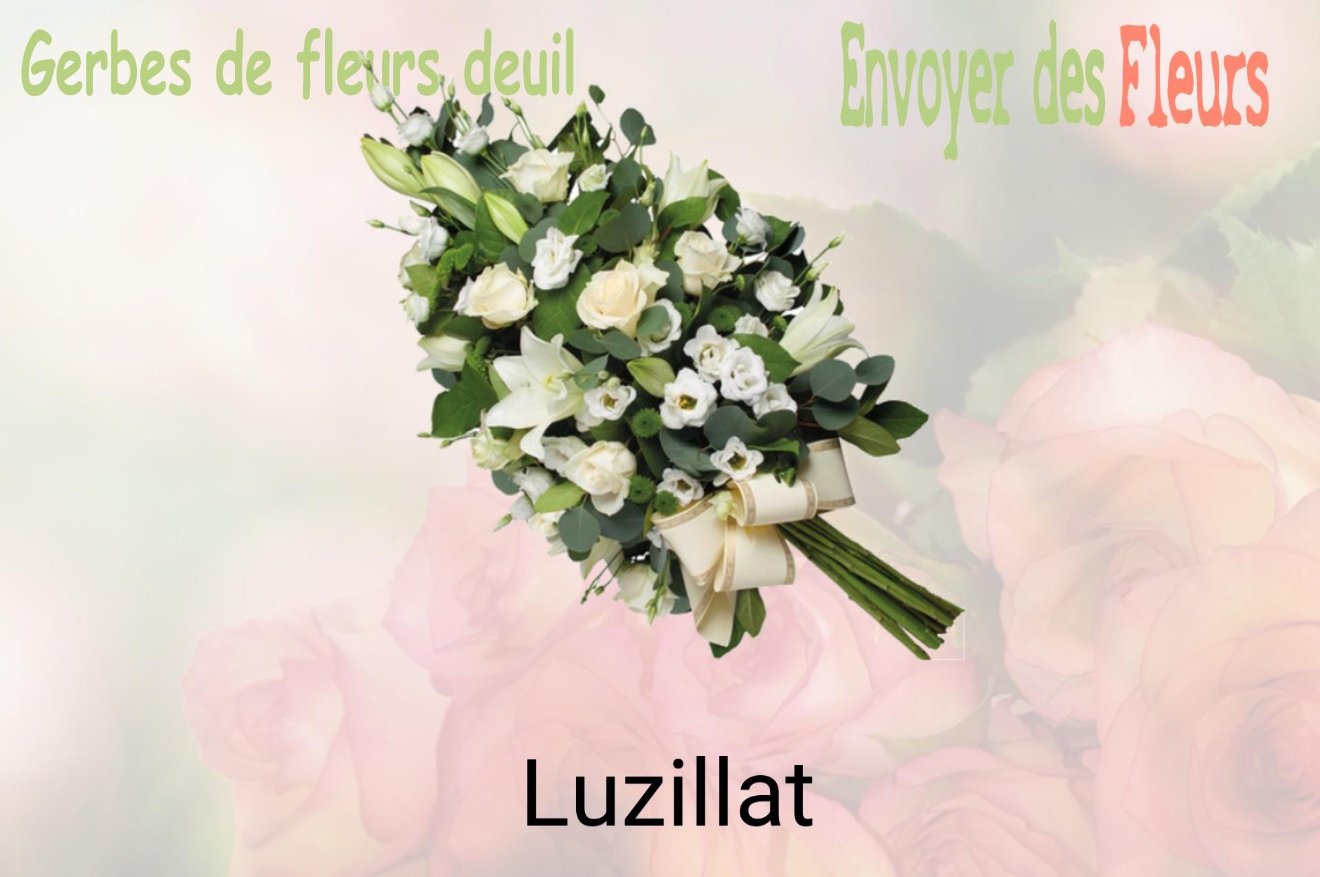 Gerbe de fleurs de deuil livrée à Luzillat